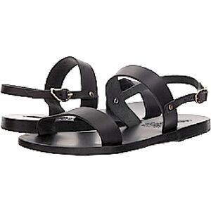 Ancient Greek Sandals Classic Black Strappy Sandals